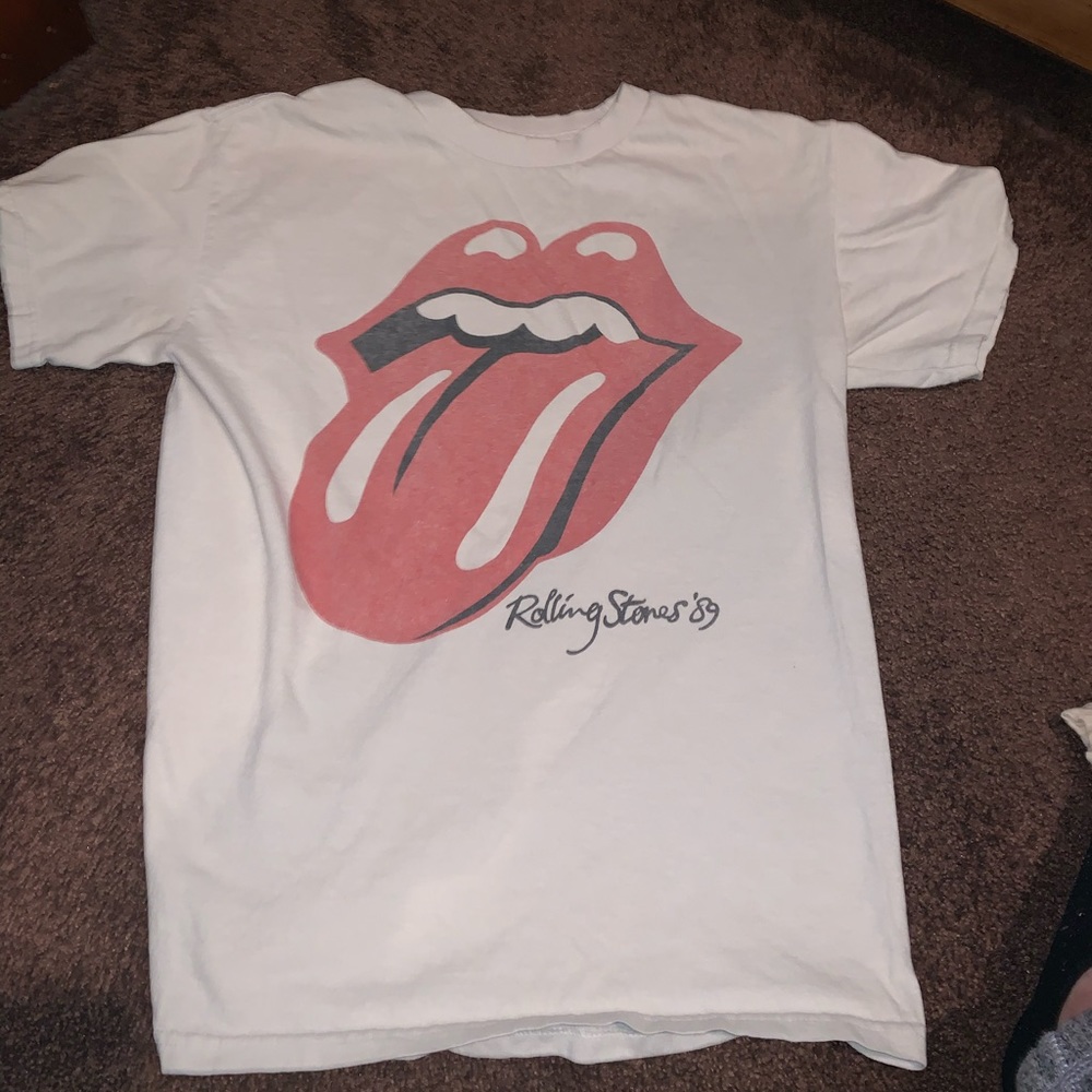 Brandy Melville Rolling Stones Band Top Size M